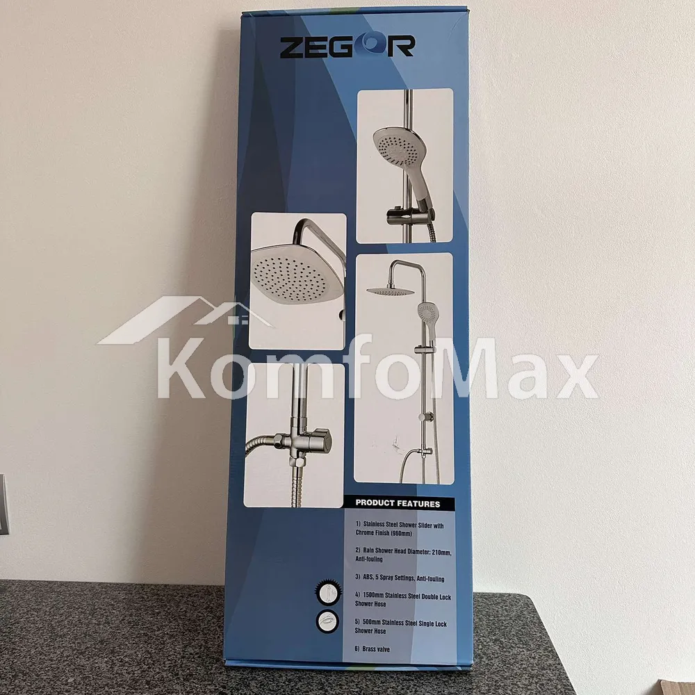 Душова система Zegor WKT-1800 без змішувача  - фото 1