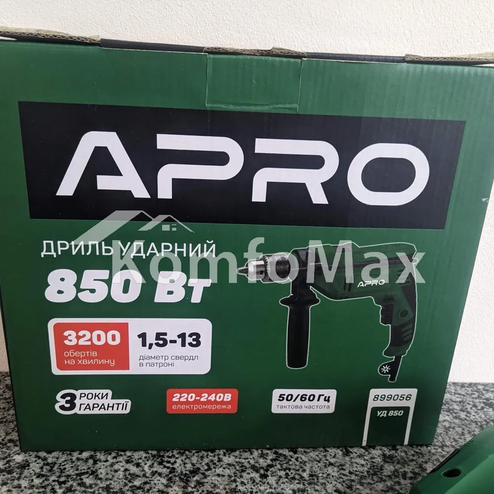 Дриль APRO 13/850 899056 ударний  - фото 5