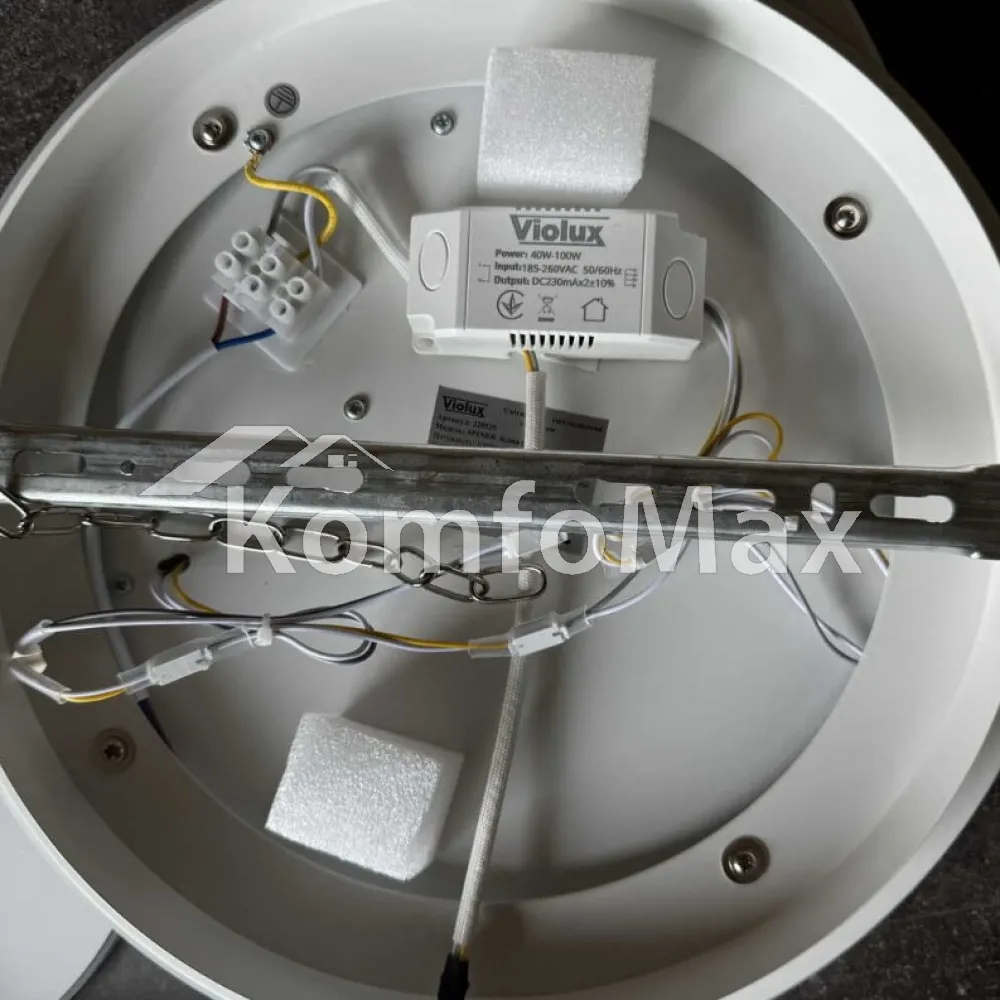 LED світильник VIOLUX smart SPINER круг 100W 3000-5000K IP20 220525 білий  - фото 2