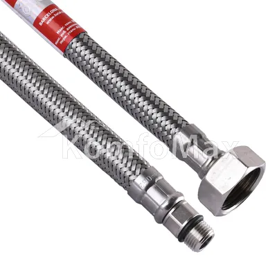 Шланг для змішувача TUCAI М10х1/2″ (коротка голка) 30см.