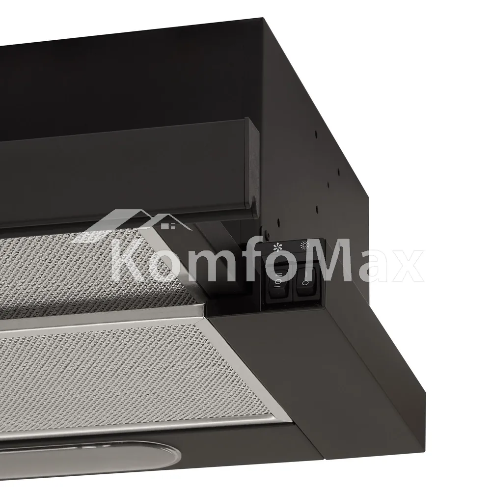 Витяжка кухонна ELEYUS Breeze 470 60 BL Чорна  - фото 10