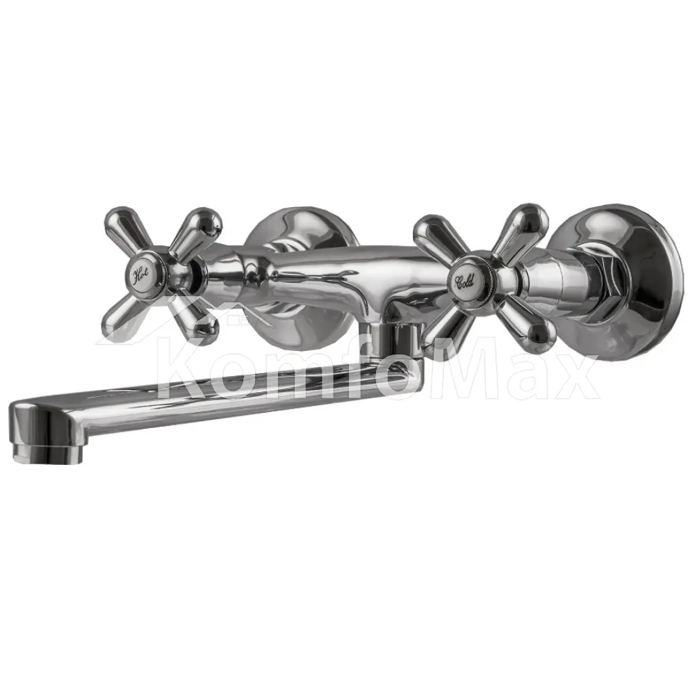 Змішувач для кухні Globus Lux GB SHARM-361-BRASS, хром  - фото 1