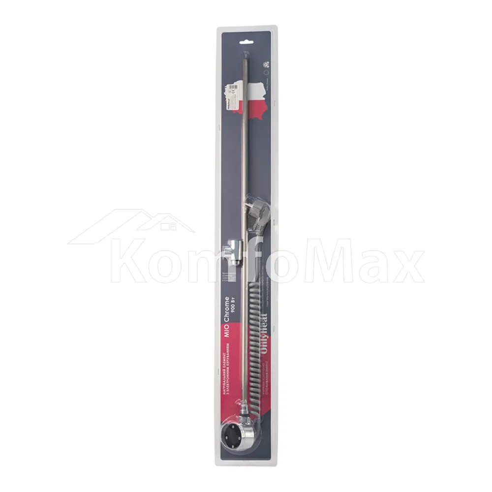 Тен для рушникосушки OnlyHeat Argent Chrome 0,9кВт  - фото 1