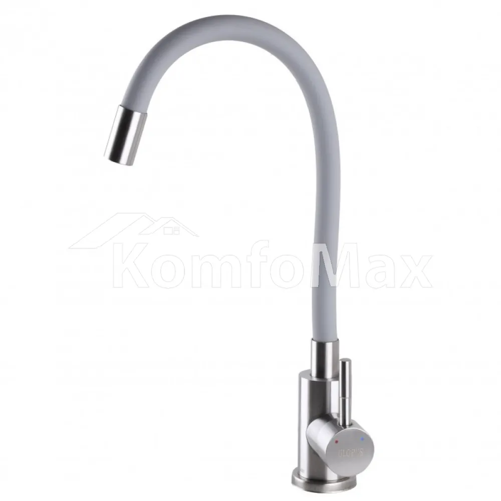 Змішувач для кухні Globus Lux ALPEN SBT1-203 SG, сірий  - фото 4
