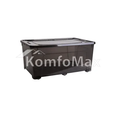 Контейнер Smart Box 50л. 59х39х27,5см. корич. пр./какао