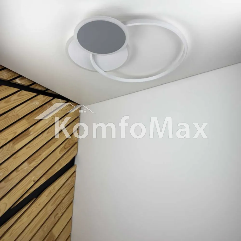 LED світильник VIOLUX smart SPINER круг 100W 3000-5000K IP20 220525 білий  - фото 8
