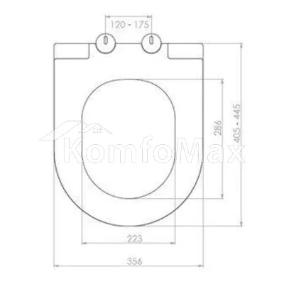 Кришка для унітазу SLIM INCI NKP 0338 soft close