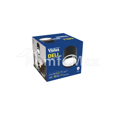 Накладний точковий світильник Violux DELI GX53 340102 чорний