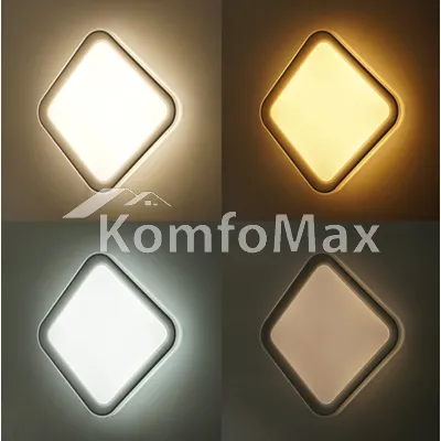 LED світильник VIOLUX smart MILAN квадрат 72W 3000-6000K IP20 220215