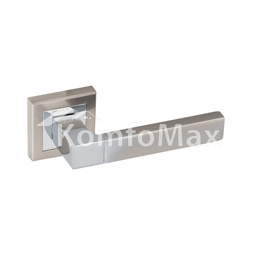 Ручки на розеті Sofia C038QX 15-70 SN/PC 