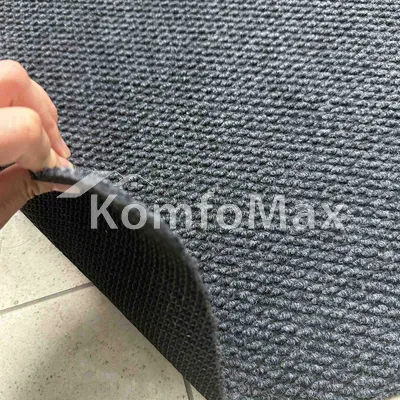 Килимок під двері DarianA POPKORN 50х80см сірий