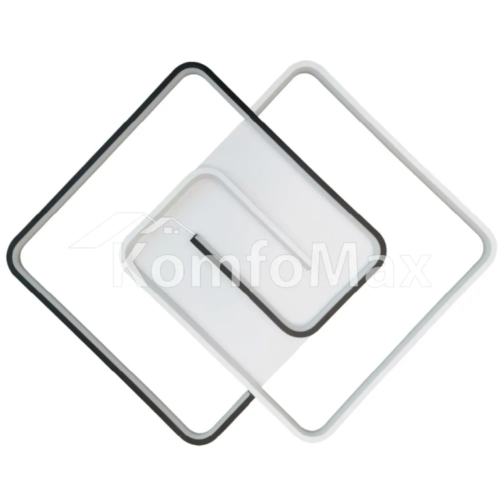LED світильник VIOLUX smart DOMINO квадрат 90W 3000-4000-5000K IP20 220565 білий  - фото 4