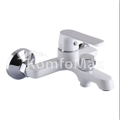 Змішувач для ванни Globus Lux Laguna GLA-0102NE-7-WHITE, латунь білий/хром