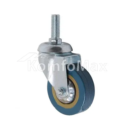 Колесо з різьбою М8 поворотне d-50мм. (30кг.)