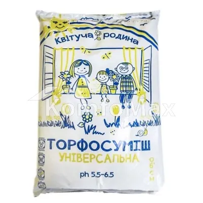 Субстрат торф’яний Квітуча Родина універсальний 6л.