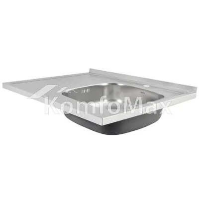 Мийка кухонна накладна VENTA VM8066LS 0,6мм. R 800х600мм. сатин