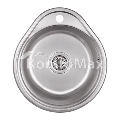 Мийка кухонна врізна Wezer 4843 0,6мм. 480х430х160мм. Satin