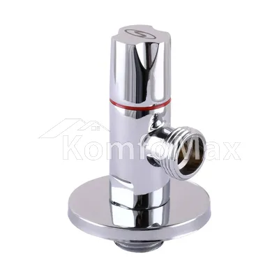 Кран напівобертовий кутовий SOLOMON 1/2″х1/2″ 9081