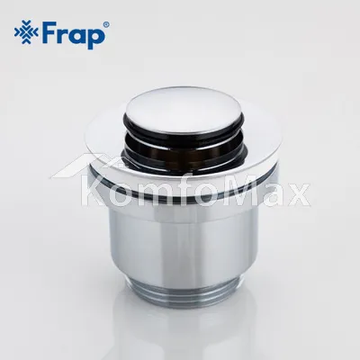 Донний клапан Frap F61, автомат, 1 1/4, хром