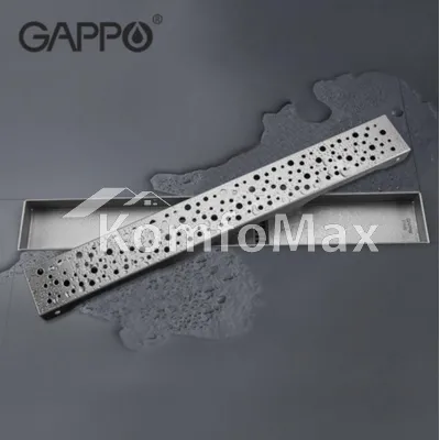 Трап для душу Gappo G87007-2 із нержавіючої сталі 70х700мм Сатин