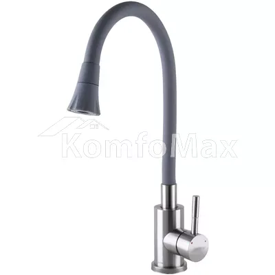 Змішувач для кухні Globus Lux ALPEN SBT1-203SA-G03, сірий