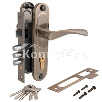 Комплект замка Avers 1023/60 AB бронза