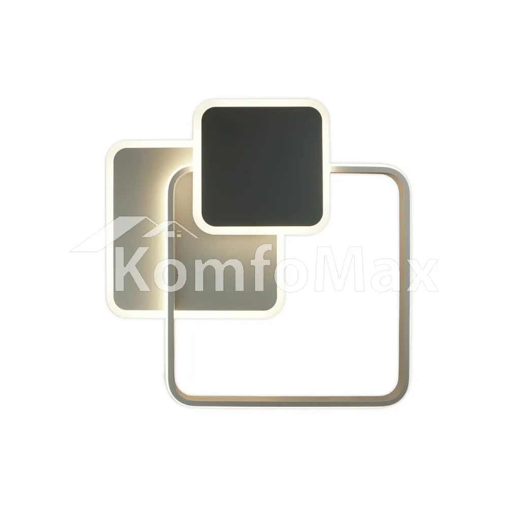 LED світильник VIOLUX smart TRIO квадрат 80W 3000-5000K IP20 220375 
