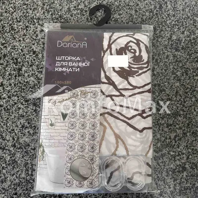 Шторка для ванної Dariana RP-2785-2 180х180см