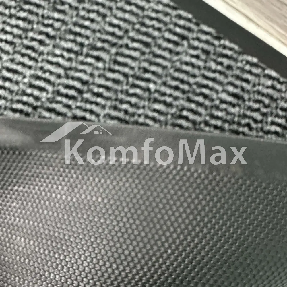 Килимок під двері DarianA MAXIMA 45х75см сірий  - фото 4