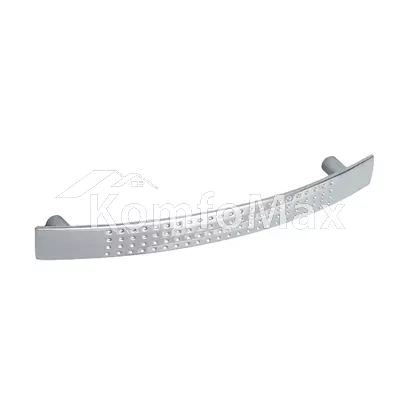 Ручка меблева DS дуга в крапку DN 87/96 G2 97137 ЄвроЛайн 96мм. хром