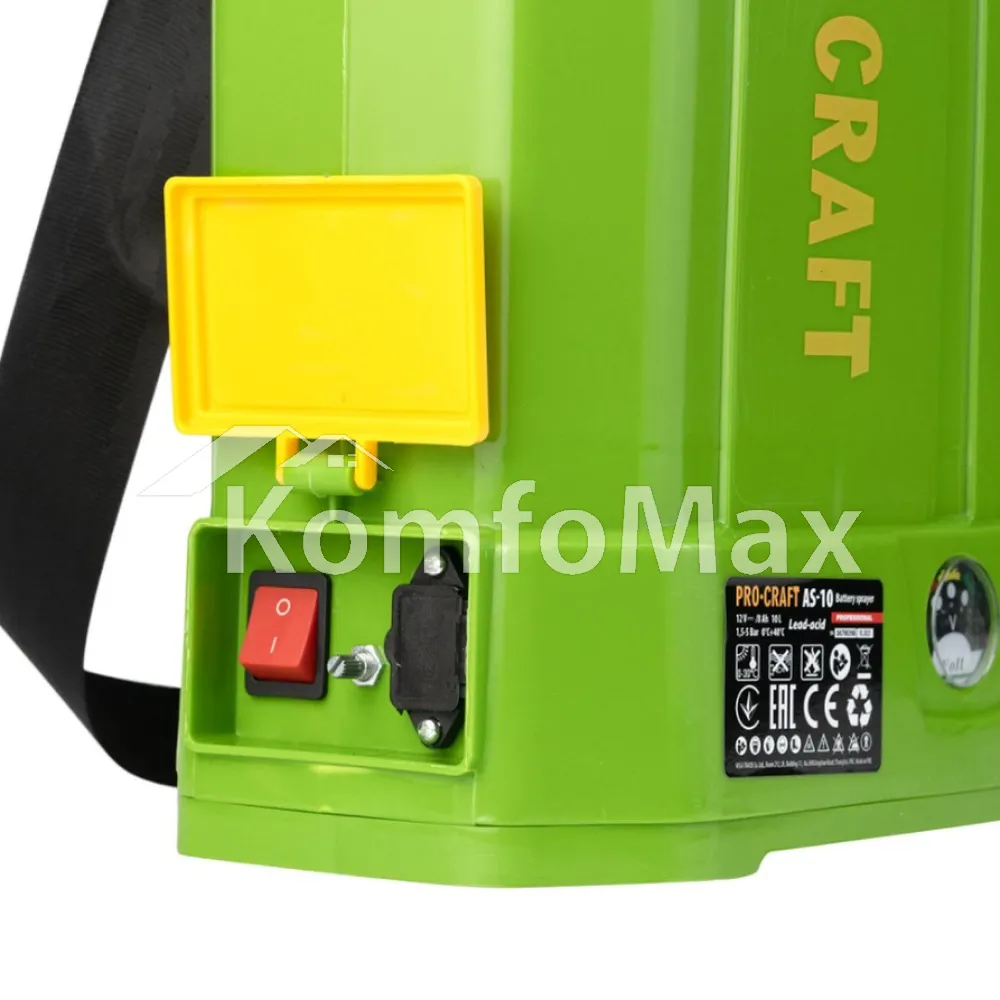 Акумуляторний обприскувач ProCraft AS-10 10л  - фото 8