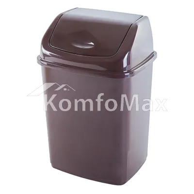 Відро для сміття 10л. т.коричневий