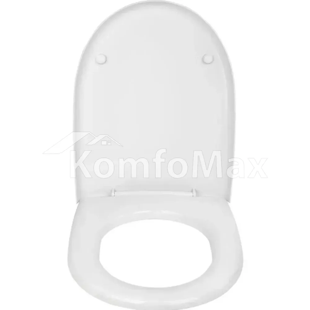 Кришка для унітазу SoloPlast СП-2 поліпропілен біла  - фото 1