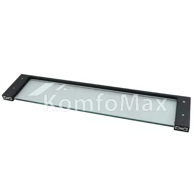 Полиця пляма скляна VENTA V163B 575х120х22мм чорний