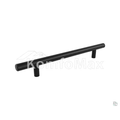 Ручка меблева DS рейлінгова DR 11/128 SS BLK 122099 ЄвроЛайн 128мм. чорний
