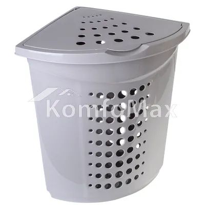 Корзина для білизни кутова 45л. какао