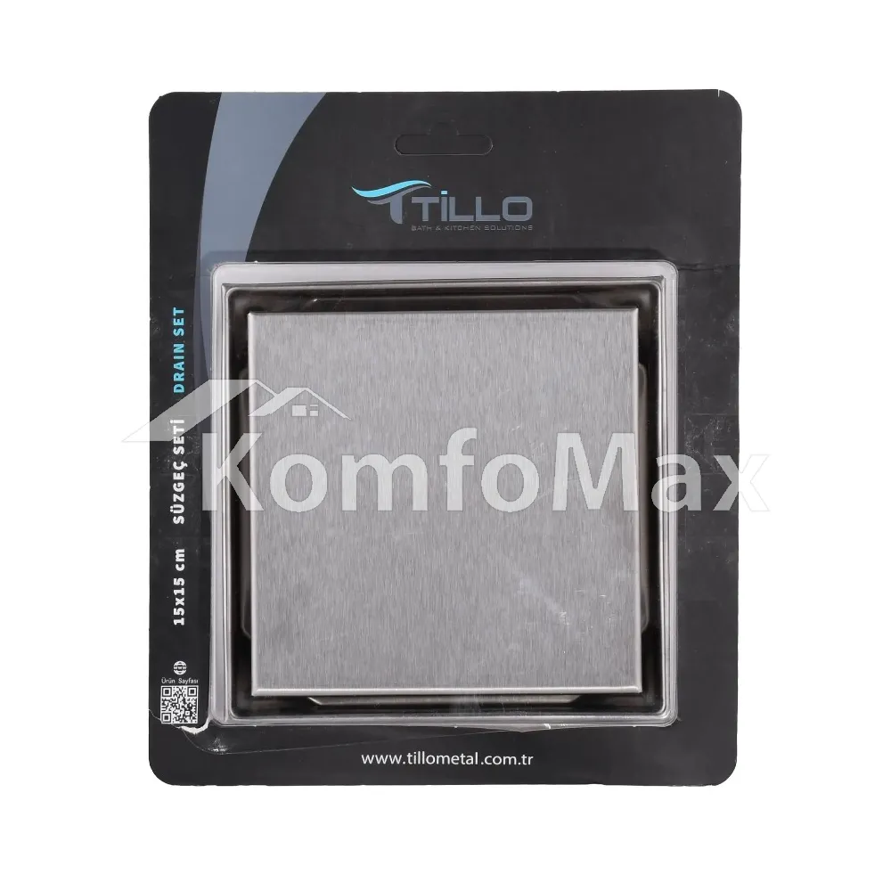 Трап для душу TILLO TM131-15 15х15см  - фото 1