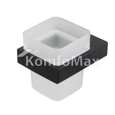 Стакан для зубних щіток настінний VENTA V130B LW чорний