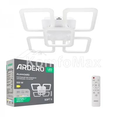 Світлодіодний світильник Ardero SOFT S AL6440ARD 100Вт 8100Лм білий