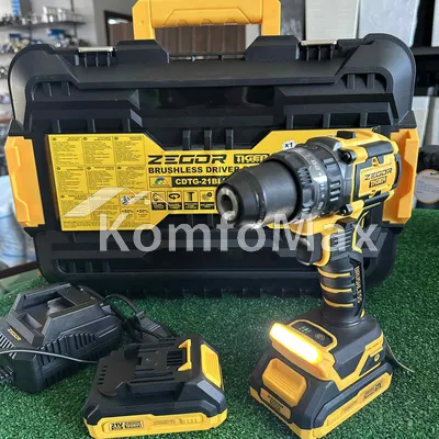 Шуруповерт акумоляторний Zegor CDTG-21BLH 21v 2АКБ ЗП
