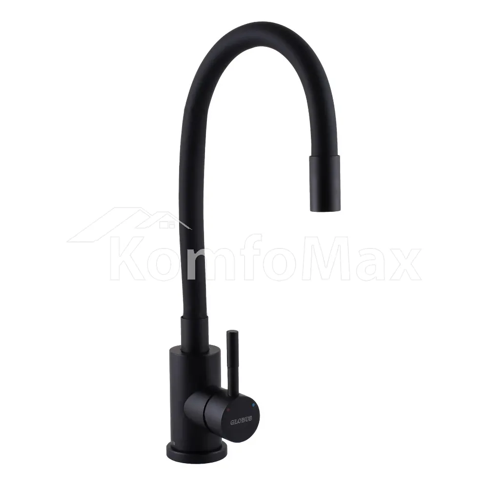 Змішувач для кухні Globus Lux ALPEN SBT1-203 SB-BB, чорний  - фото 1