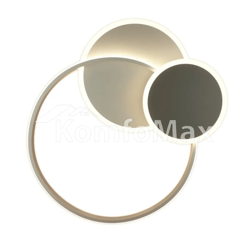 LED світильник VIOLUX smart TRIO круг 80W 3000-5000K IP20 220365  - фото 3
