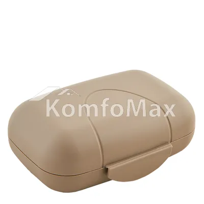 Мильниця пластикова дорожня какао