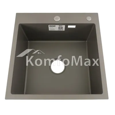 Мийка кухонна нержавійка VENTA BVM5050G 3,0/1,0мм 500x500мм Gray