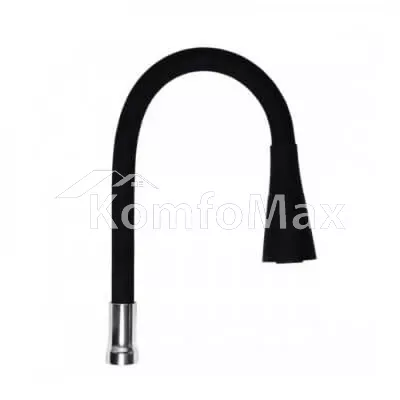 Гусак для змішувача гнучкий Zegor WKC-059- BLACK чорний