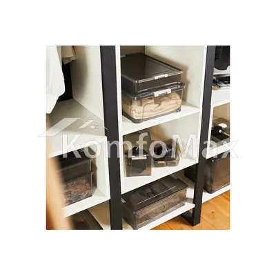 Контейнер Smart Box 12л. 32х24,5х21см. прозорий/какао