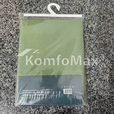 Шторка для ванної Shower curtain 180х180см зелений