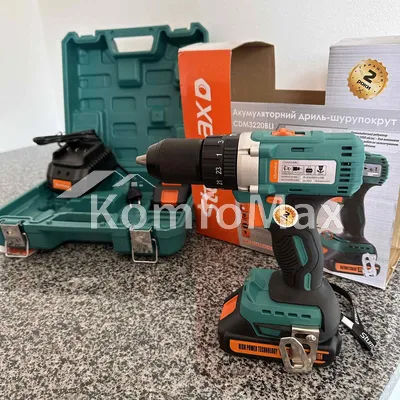 Шуруповерт акумоляторний ударний Sturmax CDM3220BLI 20В. безщітковий двигун