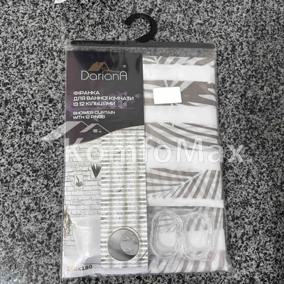 Шторка для ванної Dariana XRQ-RP-604 180х180см