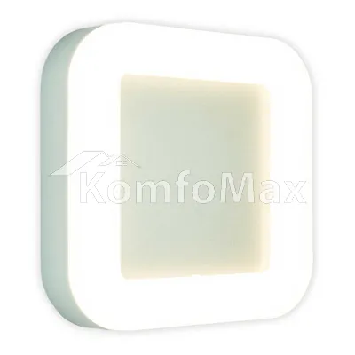 LED світильник Violux ДББ NEO VIOLUX квадрат 15W 4000K IP65 242211 білий